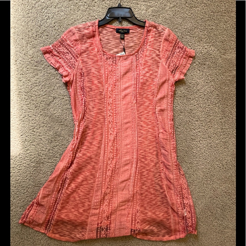 Peach Bud Melissa Paige Petite midi dress